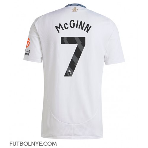 Camiseta Aston Villa John McGinn #7 Visitante Equipación 2024-25 manga corta